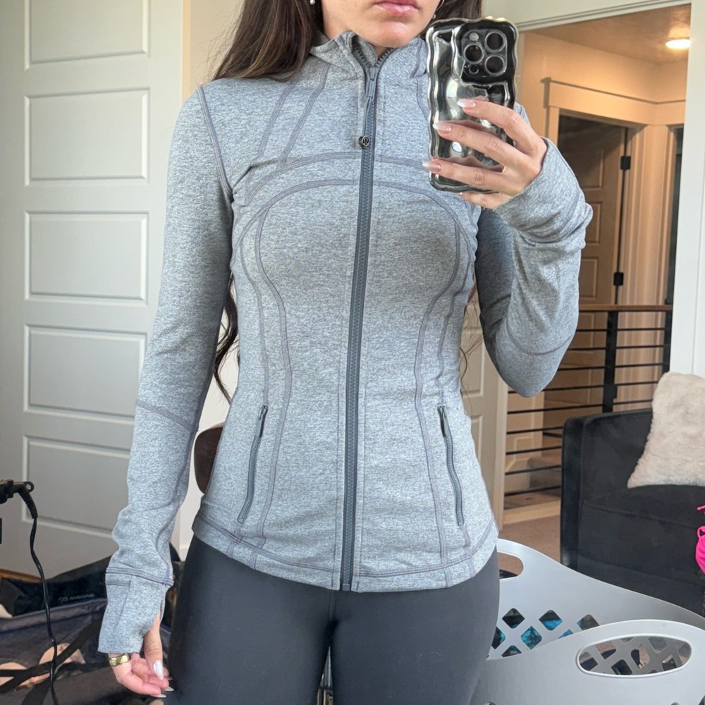Lululemon define jacket Heather grey size 2